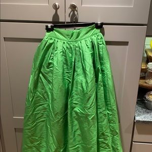 Lilly Pulitzer Raw silk ballgown skirt